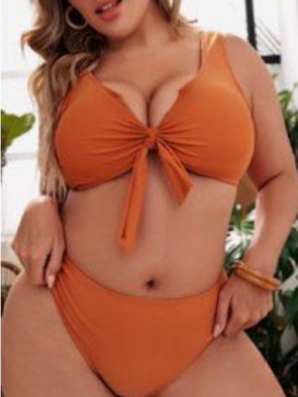 SHEIN Terracotta Bikini